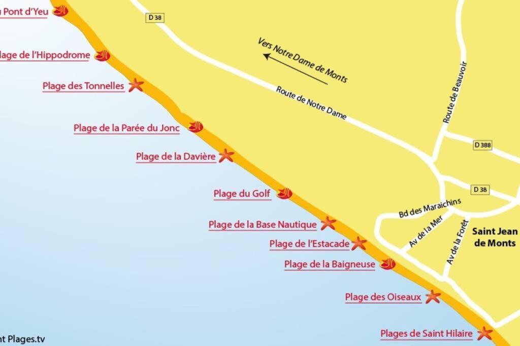 Chez Aurore & Jeremy En Vendee - Jolie Maison Cosy Tout Pres Des Plages De L'Atlantique Saint-Hilaire-de-Riez Ngoại thất bức ảnh